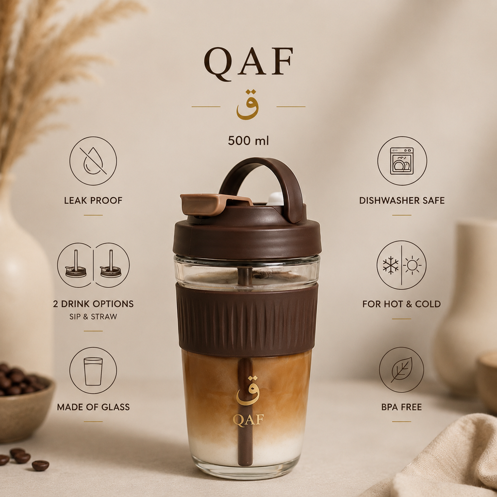 QAF Glass Tumbler | Pre-Order